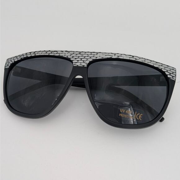 Taylor Swift Reputation Sunglasses Black Silver Snakeskin Stadium Tour Shades main image 6